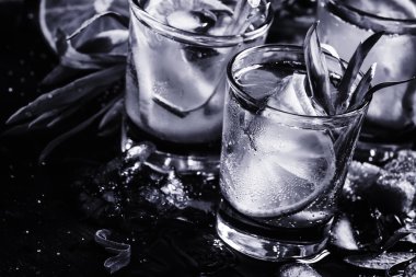 Eski fotoğrafları alkollü kokteyl, taklit
