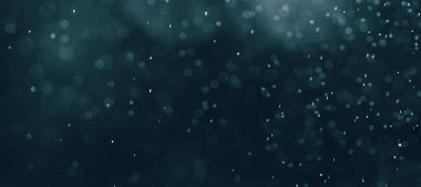 Soyut bulanık mavi bokeh afiş arkaplanı