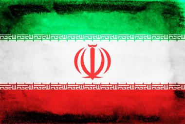 İran Ülke Bayrağı Washi Arkaplanı