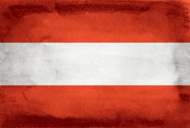 Avusturya Ülke Bayrağı Washi Arkaplanı