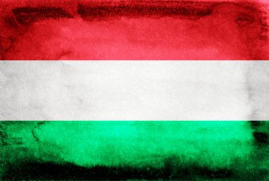 Macaristan Ülke Bayrağı Washi Arkaplanı