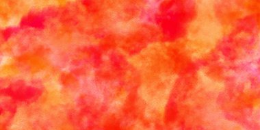 Japon Suluboya Deseni Sonbahar Renk Arkaplanı