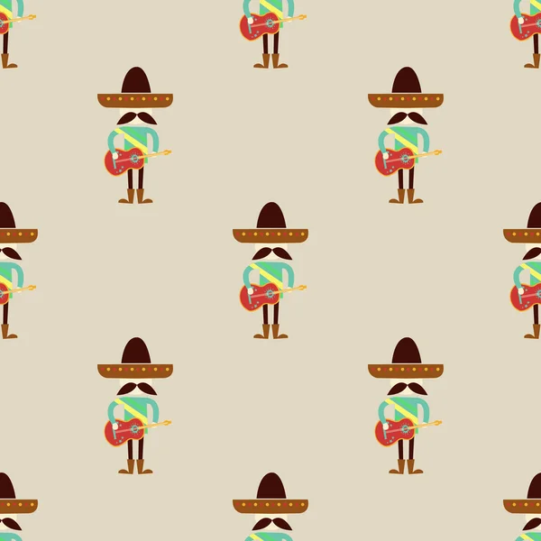メキシコ メキシコ 2 イラスト パターン — ストックベクタ