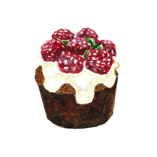 Süßer Kuchen mit einer Frucht 7 — Stockfoto