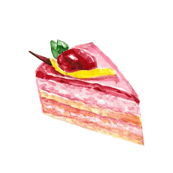 Süßer Kuchen mit einer Frucht 6 — Stockfoto