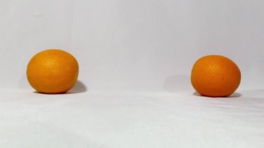 İki portakal ve limon. Farklı. beklenmedik bir karar. Herkes gibi değil. parlak meyve. narenciye karışımı. yeni duyumlar. taze bir çözüm. özel olmak. yaratıcı bir görünüm. taze fikirler. canlı duygular.