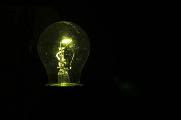 Lightbulb green colour — Stock Photo, Image