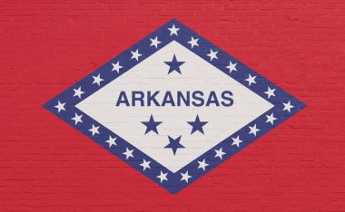 Arkansas bayrağı, Birleşik Devletler, duvara boyanmış renkler. Ulusal renkler, ülke, bayrak, hükümet, Avusturya kültürü, siyaset.