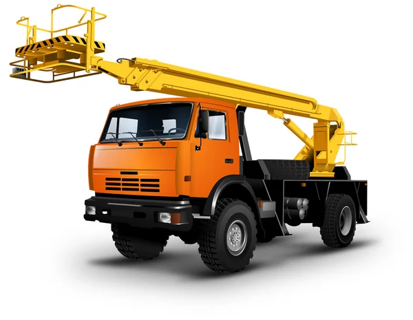 Beyaz bir arka plan üzerinde kiraz seçici