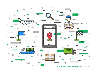 Package tracking creative concept