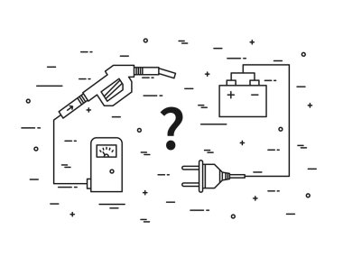Oil energy versus electric energy 