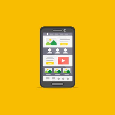 Cep telefonunda açılış sayfası 