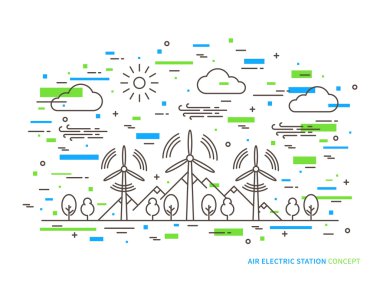 Doğrusal hava elektrik istasyonu 