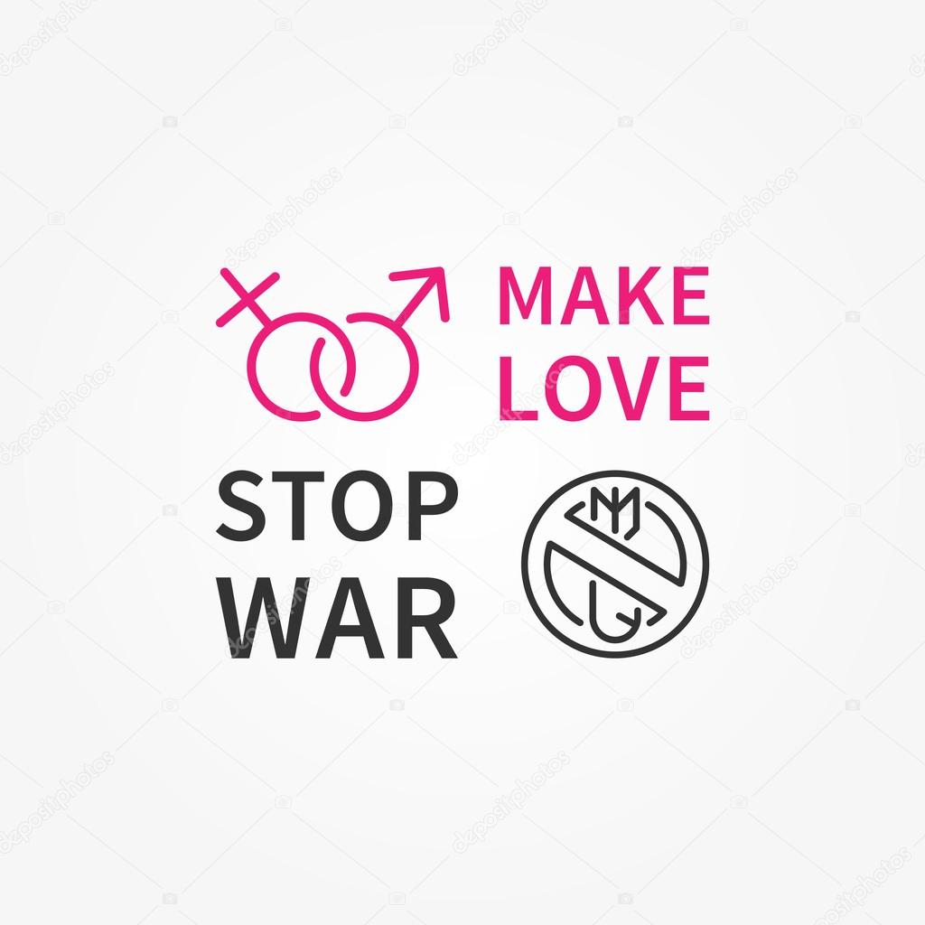 Make Love Stop War Quote Stock Vector Image By C Aleksorel Make Love Stop War Quote Stock Vector Image By C Aleksorel
