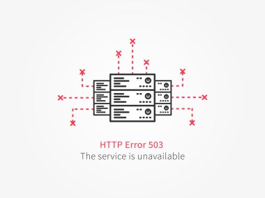 Hata 503 web sayfası