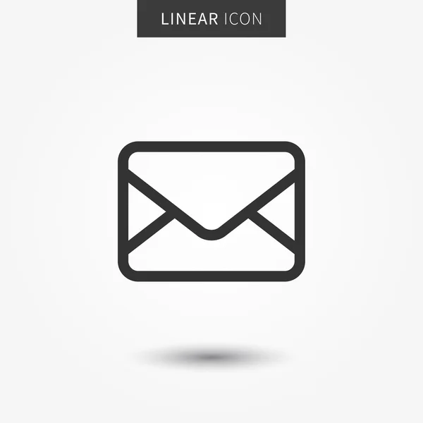 Ilustração vetor ícone de e-mail — Vetor de Stock
