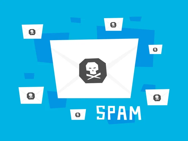 Geen spam-concept — Stockvector