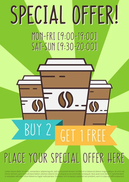 Coffee shop coupons