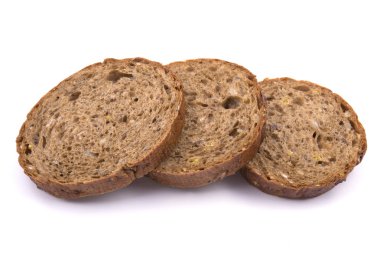 dilimlenmiş kahverengi ekmek 