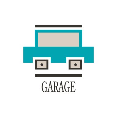 Vektör vintage garaj afiş, poster. 