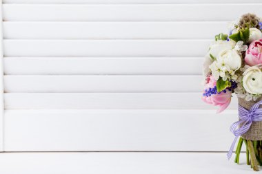 Kepenklerde güzel bahar buketi