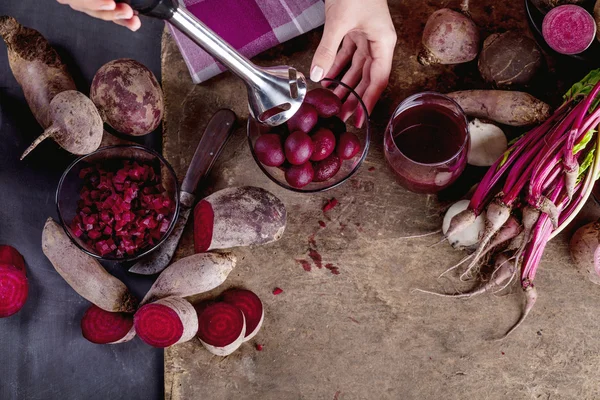 Beetroots suyu yapım