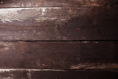 Eski, kahverengi, rustik ahşap üst