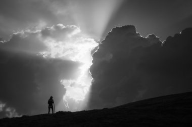 bahar dağ manzarası