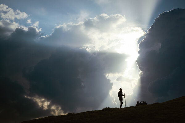 Spring mountain landscape