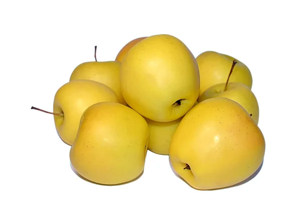 Manzanas amarillas frescas — Foto de Stock