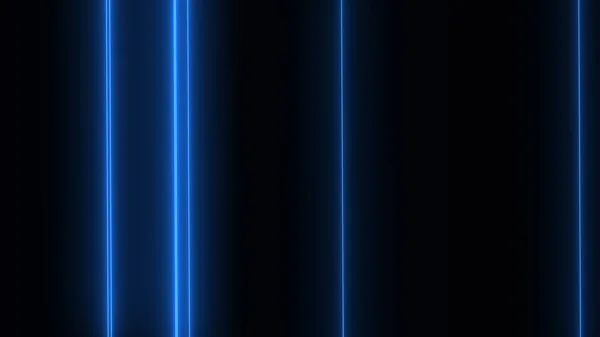Dikey parlak parlak ışık çizgileri, parlak mavi parlaklıkta, derin siyah arkaplana karşı, parlak ve modern tasarım, fütüristik cazibeyle.