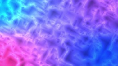 Yumuşak kristal şekilleri ve pürüzsüz harmanlanmış renkleri olan soyut mor eğimli doku canlı bir modern dijital arkaplan oluşturur..