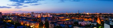 Kiev Podol bölge panorama görünüm