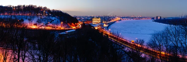 Podol panorama overlook i Kiev — Stockfoto