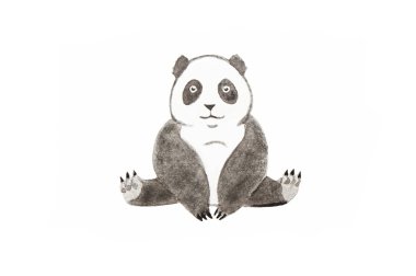 şirin suluboya panda 