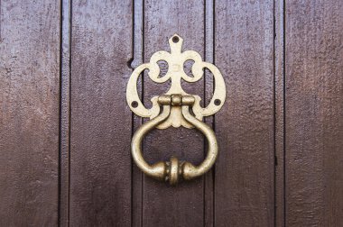 Door knocker close up clipart