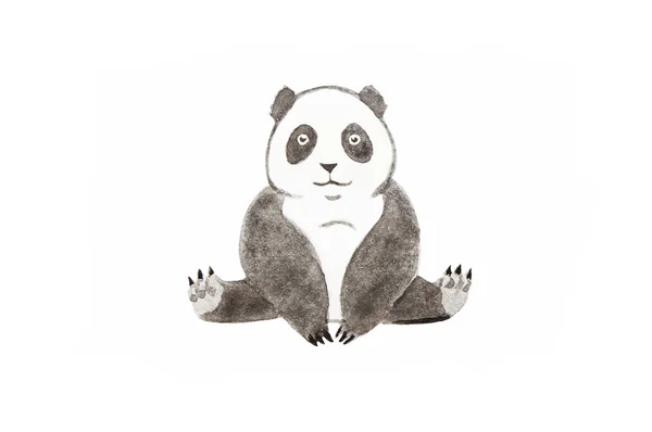 Schattig aquarel panda — Stockfoto