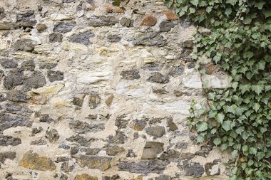 Eski gri taş duvar arka plan dokusu