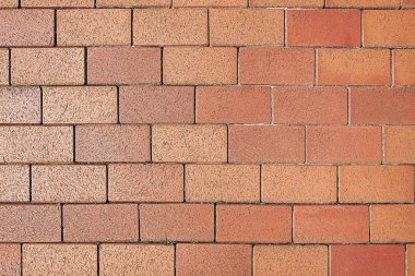 Kırmızı taş döşeme arka plan dokusu