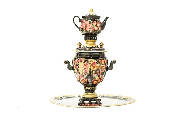 Traditionele Russische samovar — Stockfoto