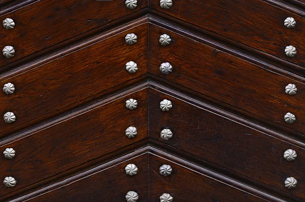 Porta de madeira velha textura de fundo — Fotografia de Stock
