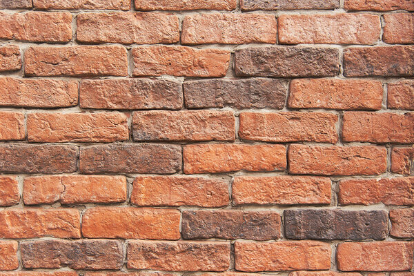 Red brick wall background texture