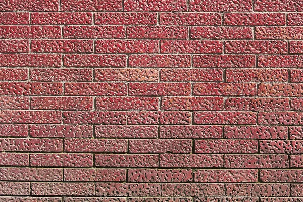 Red brick wall background texture — Stock Photo, Image