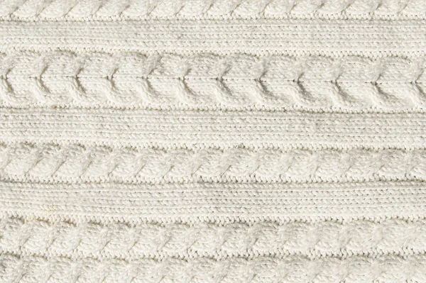 Fondo suéter de punto blanco — Foto de Stock