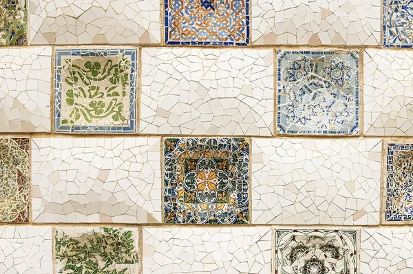 Colorido mosaico pared fondo textura — Foto de Stock