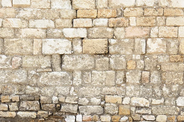 Textura de fondo de pared de piedra beige viejo — Foto de Stock