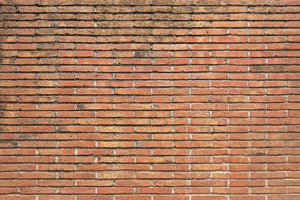 Старая текстура стены из красного кирпича — стоковое фото