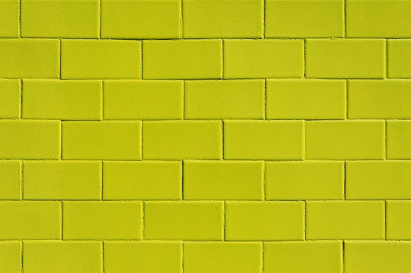 Old green brick wall background texture — Stock Photo, Image