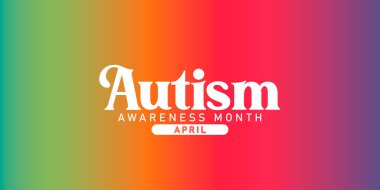 Gradyan Arkaplanlı Otizm Farkındalığı Ay SancağıName