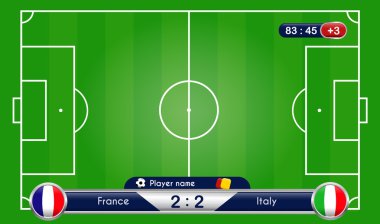 Set of nautical and marine wedding invitation